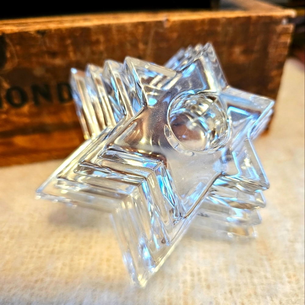 Lead Crystal WMF German Made Candlestick Holders